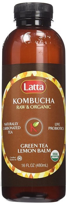 Latta Kombucha Green Tea Lemon Balm, Raw & Organic