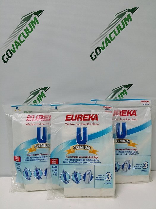 Genuine Eureka U Vacuum Bags 9pk