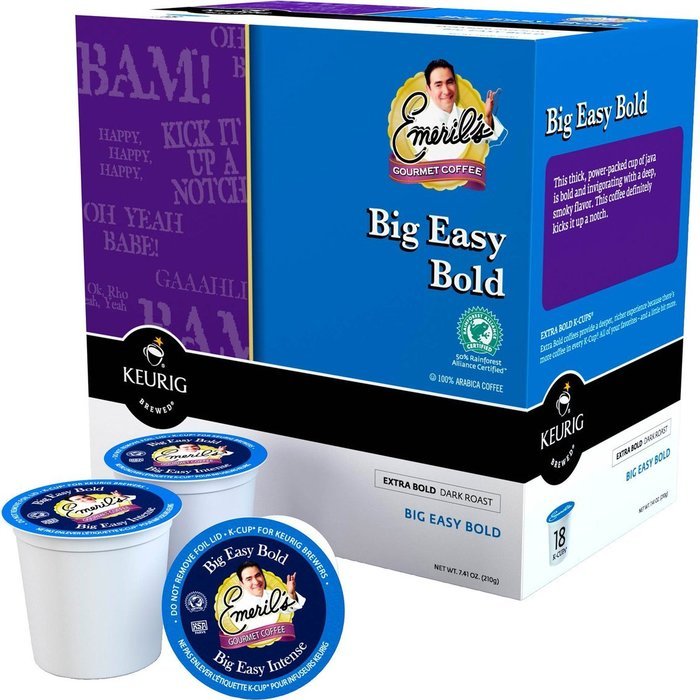 Emeril's K-cups, Big Easy Bold, 24 Count Box (Pack of 2) N4