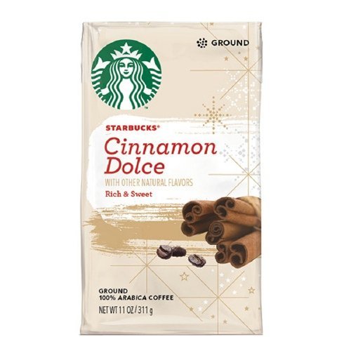 Starbucks Coffee Ground Cinnamon Dolce Coffee 11 oz (Pack of 2)