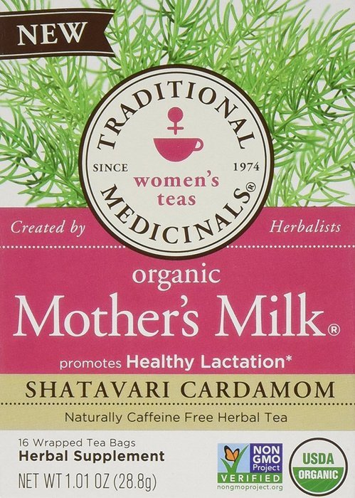 Traditional Medicals Tea, Organic, Mother's Milk Shatavari (Pack of 6) N2