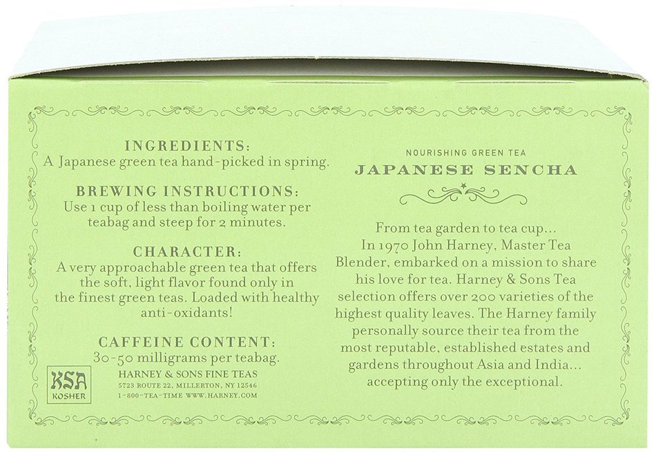 Harney & Sons Japanese Sencha Green Tea, 50 Tea Bags N2