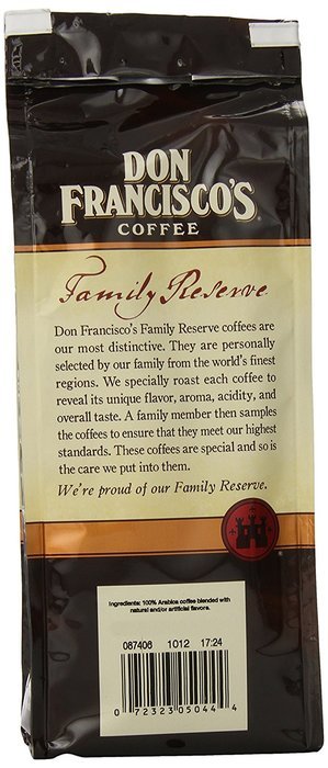 Don Francisco Family Reserve Vanilla Nut Ground Coffee, 12 Ounce N2