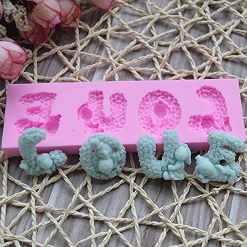 LOVE Word Silicone Fondant Mold Cake Decorating Chocolate Mould N3