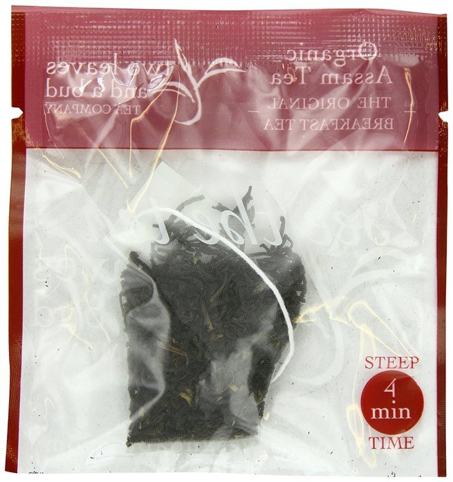 Two Leaves Tea Company Organic Assam Black Tea, 100-Count N2