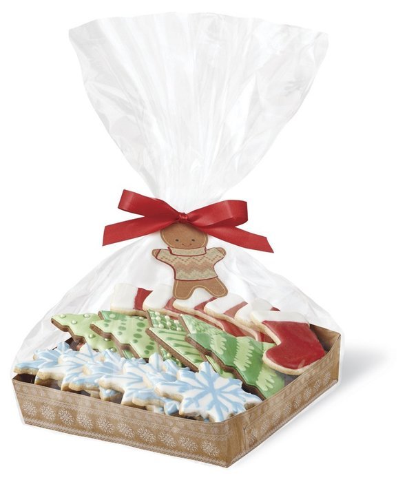 Wilton 1912-5088 4-Count Christmas Holiday Sweet Swap Cookie Tray Kit
