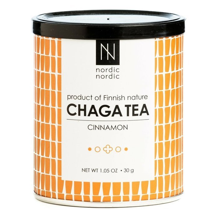NordicNordic Chaga Mushroom Tea, Wild Grown, Product of Finland (Cinnamon) N3