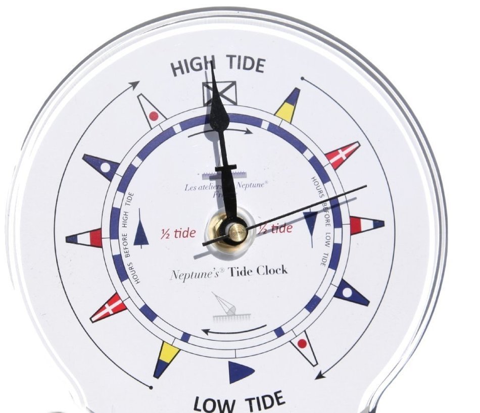 Free standing round desk tide clock N3