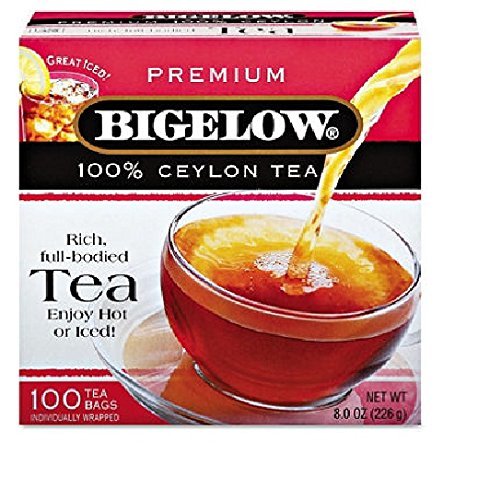Bigelow Tea Company : Ceylon Black Tea, Individual Wrapped, 100/BX -:- Sold as 2 Packs of - 100 - / - Total of...