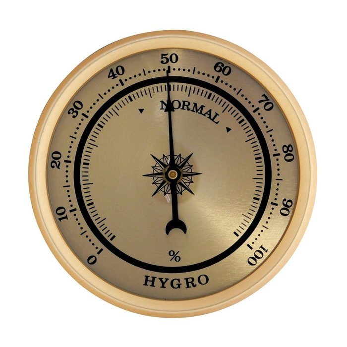 2-3/4" Gold Hygrometer Insert N5