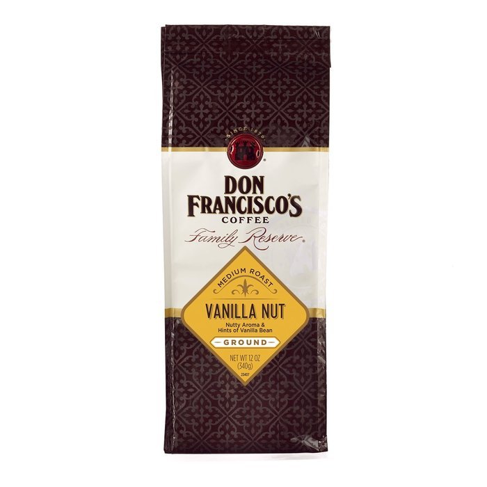Don Francisco Family Reserve Vanilla Nut Ground Coffee, 12 Ounce N3