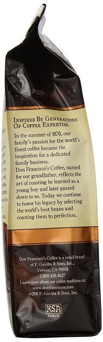 Don Francisco Family Reserve Vanilla Nut Ground Coffee, 12 Ounce N4