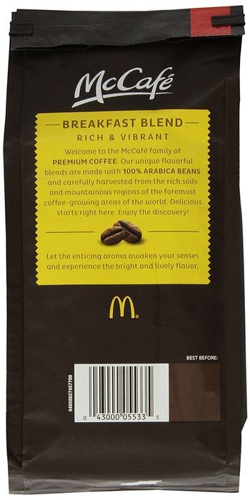 McCafe Coffee Ground Coffee, Medium Roast, 12 Ounce (Pack of 6) N5