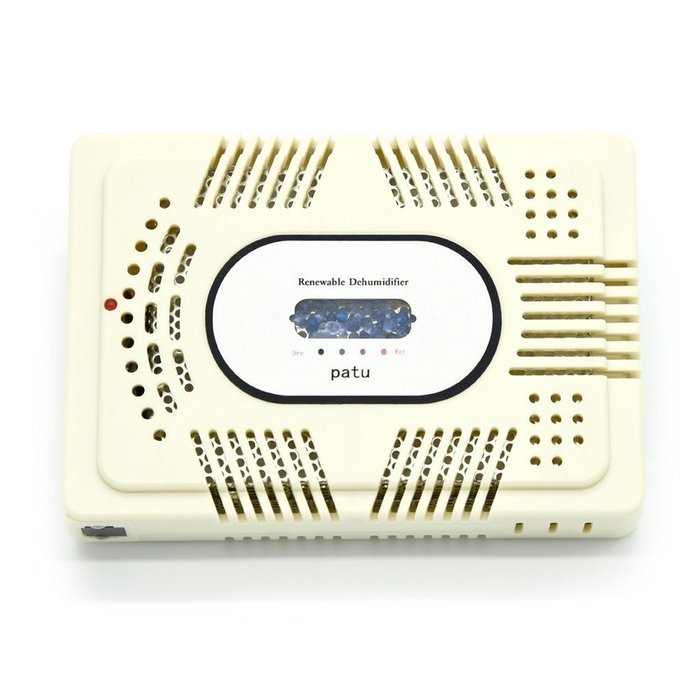 Patu Mini Renewable and Eco-friendly Wireless Dehumidifier - Best Air Purifier, protect the closets, cameras,... N2