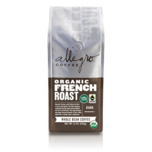 Allegro Whole Bean Coffee, 2-12oz Bags (Organic Breakfast Blend) N2