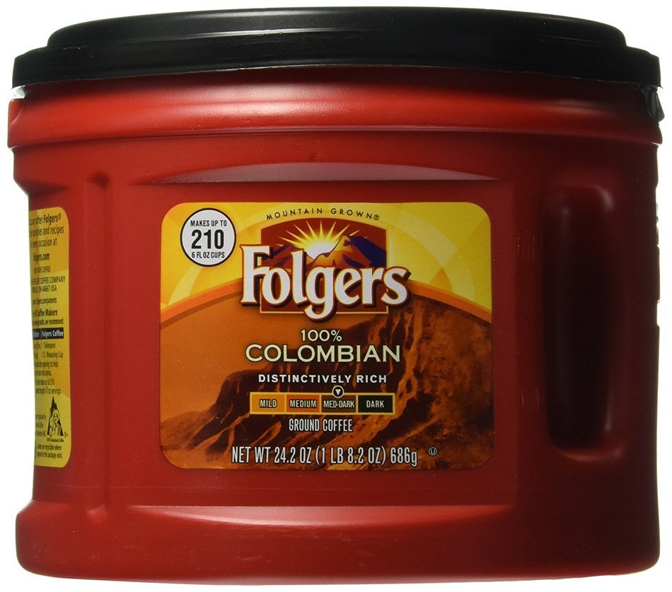 Folgers 100% Colombian Coffee, 24.2 Ounce