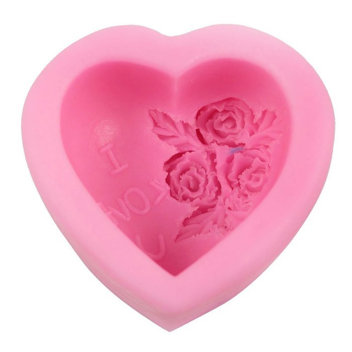 niceeshop(TM) Mini Silicone Lotus Flower Cake Molds DIY Fondant Tool Cake Decorations,Random Color