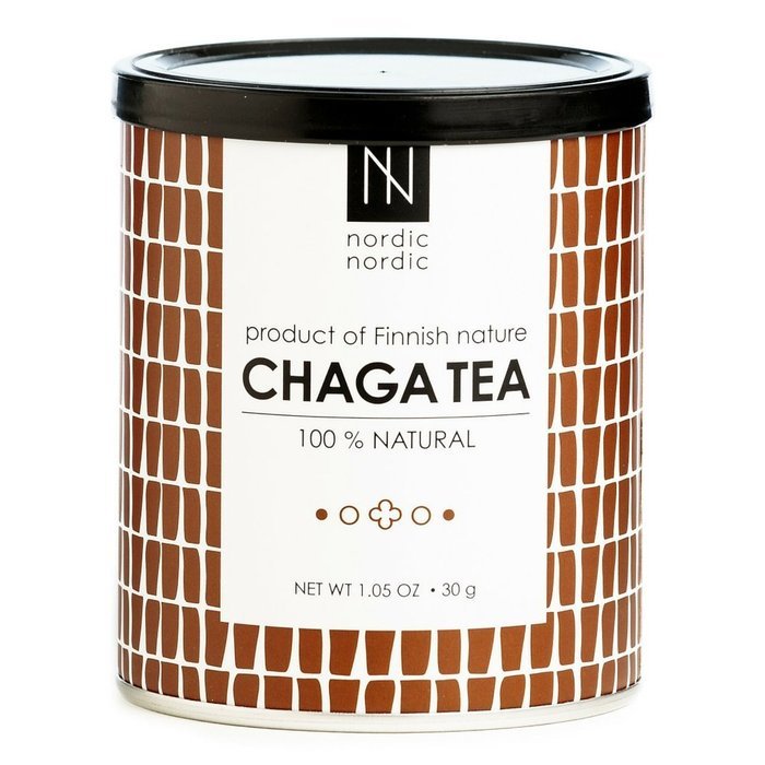 NordicNordic Chaga Mushroom Tea, Wild Grown, Product of Finland (Cinnamon) N13