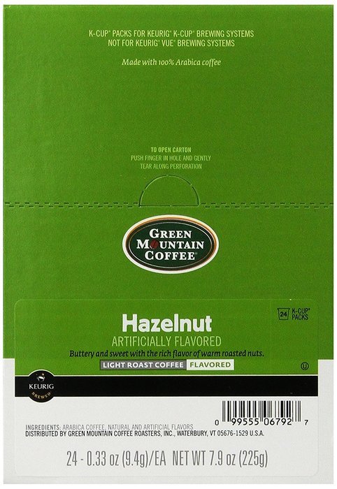 Green Mountain Coffee K-Cup Portion Pack for Keurig K-Cup Brewers, Hazelnut (Pack of 96) N4