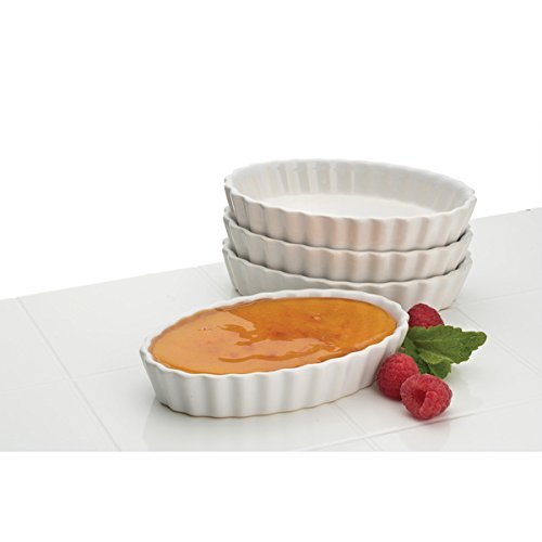 BonJour Chef's Tools 4-oz. Oval Ramekins (Set of 4)
