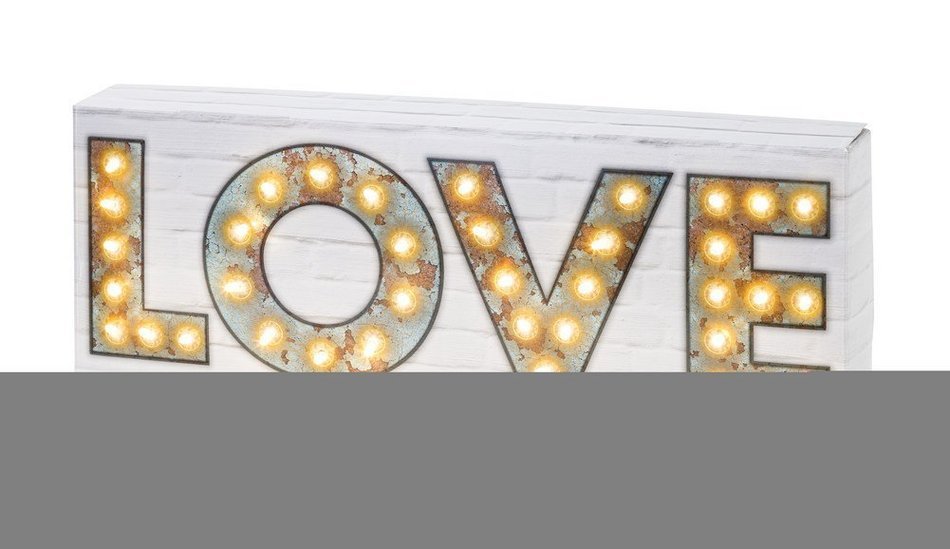 Talking Tables Party Illuminations Love Sign with 40 Led Lights, Multicolor N2