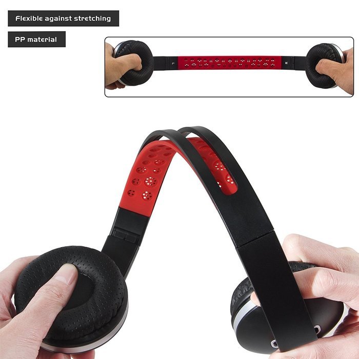 Lightweight Foldable Headphones Adjustable Headband Headsets with Microphone and volume control 3.5mm for kids... N2
