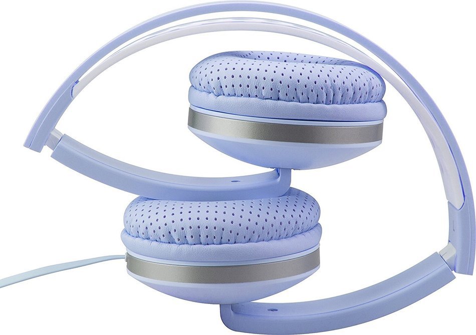Lightweight Foldable Headphones Adjustable Headband Headsets with Microphone and volume control 3.5mm for kids... N4