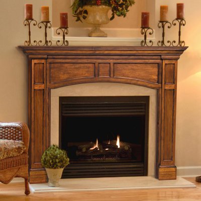 The Vance Fireplace Mantel Surround Finish: Unfinished, Shelf Length: 78.5"