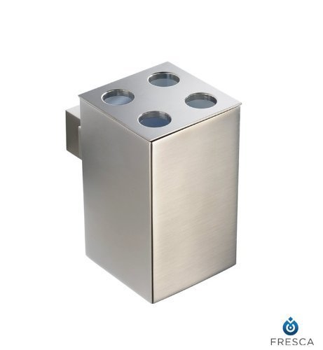 Fresca Bath FAC1458BN Ellite Toothbrush Holder, Brushed Nickel by Fresca Bath