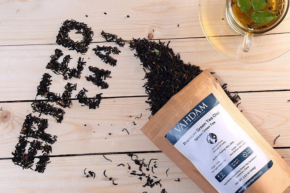 Darjeeling Loose Leaf Masala Chai Tea Detox & Cleanse With Our Premium Organic Green Tea - Packed With Rare Indian... N6