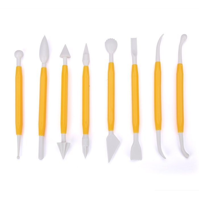KookieMonsta 11pcs Fondant Decorating Tools Kit Set Starter Baking Supplies Set N5