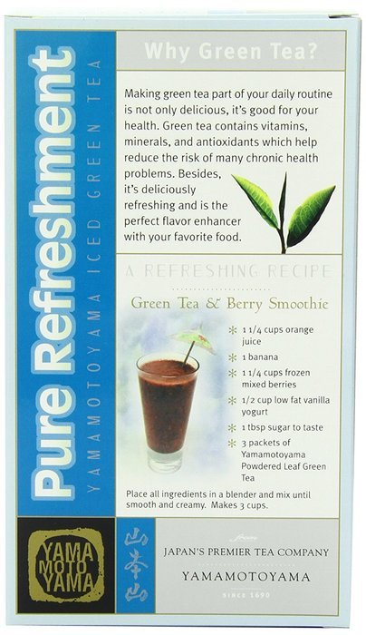Yamamotoyama Iced Green Tea, Unsweetened, 1.4-Ounce Boxes (Pack of 4) N2