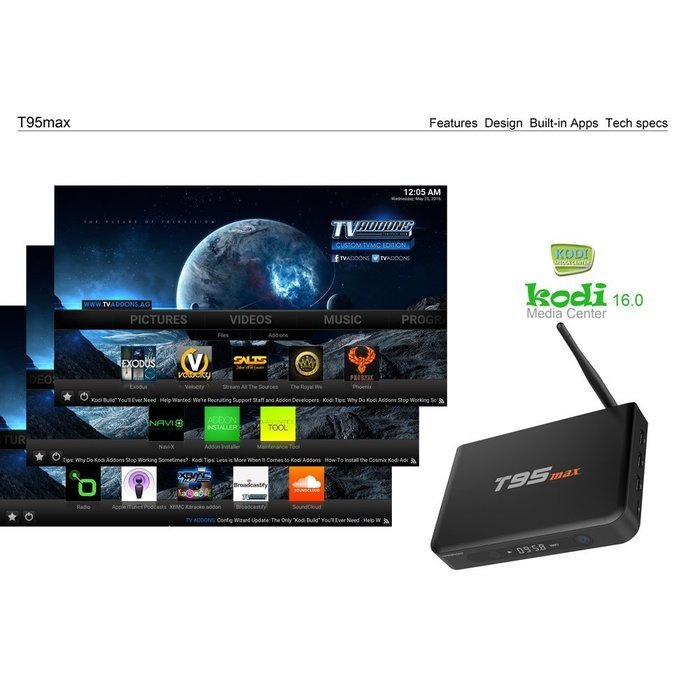 2016 New Chipset S905 hd kodi 4k s905 Pro Smart Android 5.1 TV Box N8