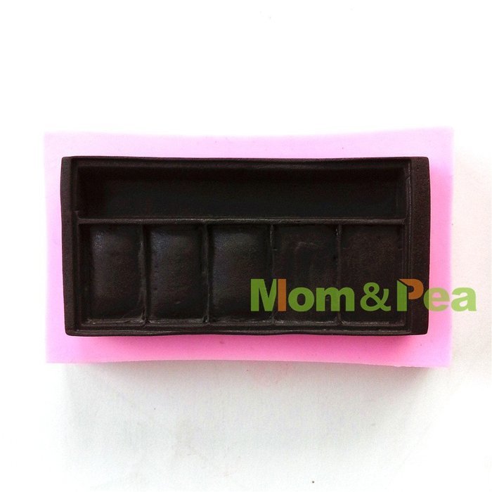 Mom&pea 0614 Eye Shadow Shaped Silicone Mould for Fondant Cake Sugar Paste Cake Decoration 3d Cake Toppers Mold... N2
