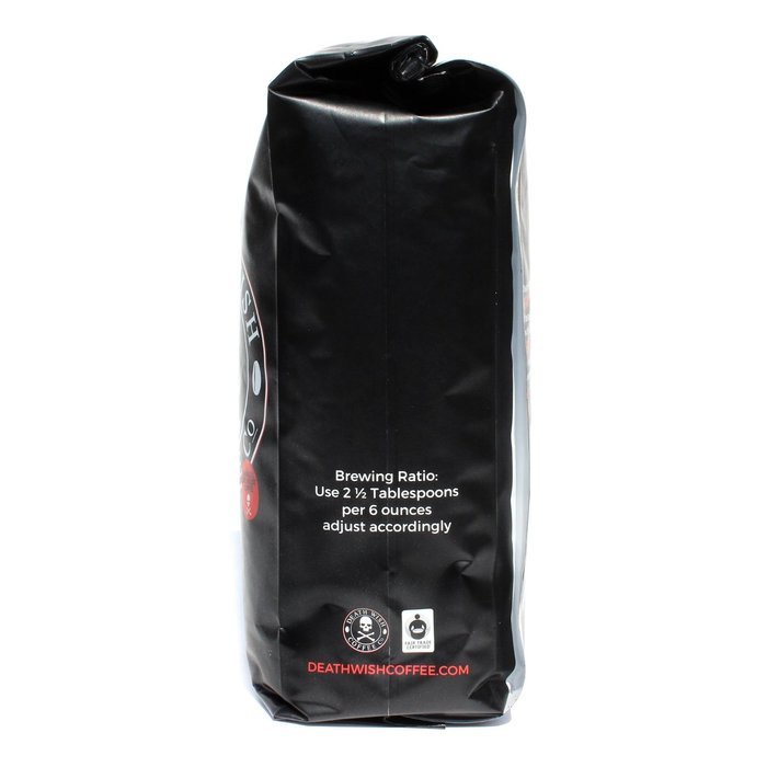 Death Wish Organic USDA Certified Whole Bean Coffee, 16 Ounce Bag N11