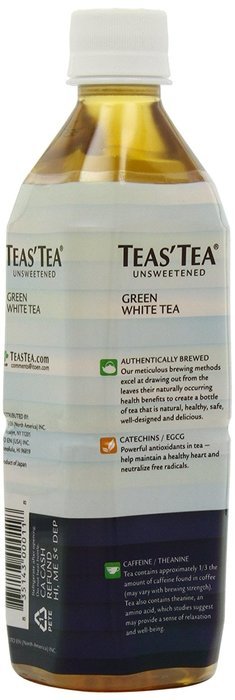 Teas' Tea Unsweetened Jasmine Green Tea, 16.9 Ounce (Pack of 12) N21