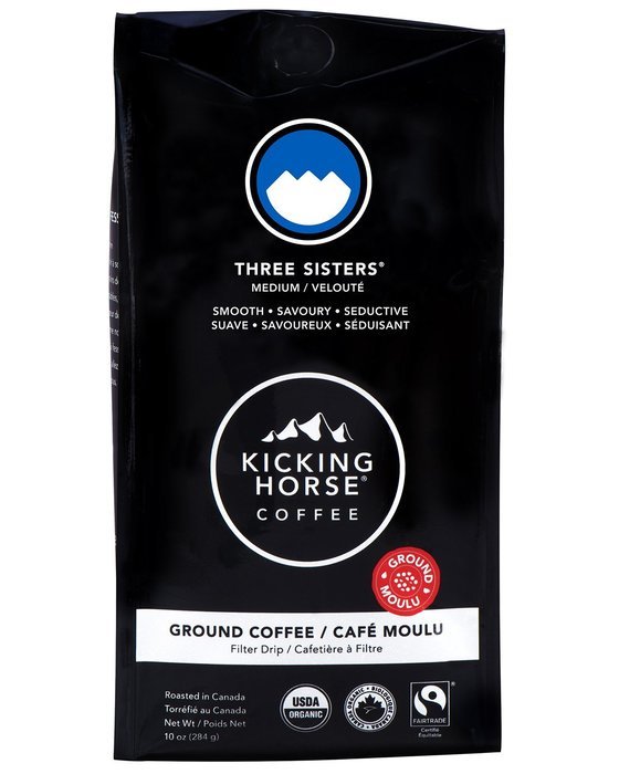 Kicking Horse Coffee, Ground, Three Sisters, 10 Ounce N3