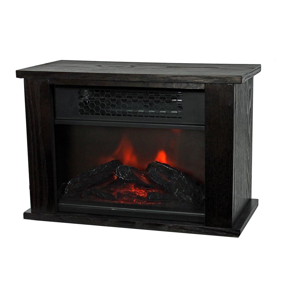 LifeSmart LifePro 750W Infrared Mini Fireplace Heater N3