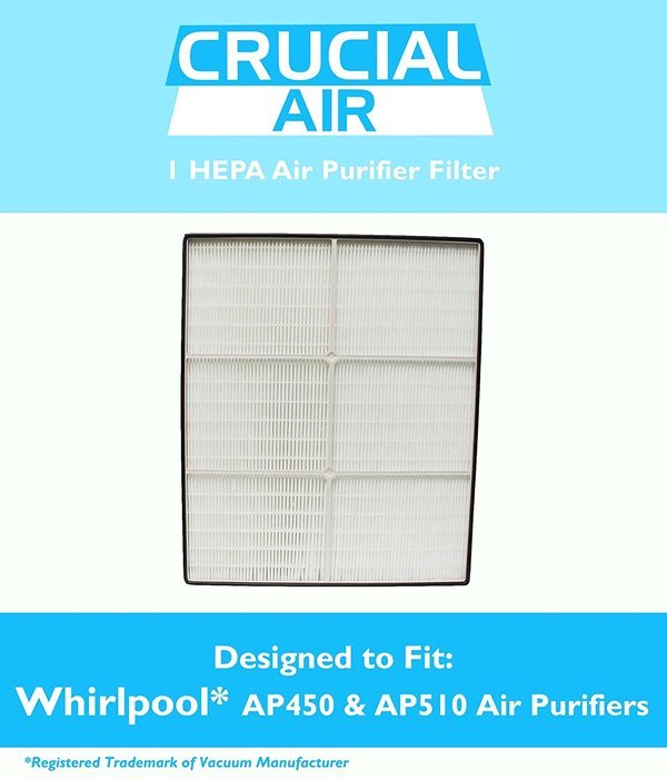 Whirlpool 1183054K (1183054) HEPA Filter Designed To Fit Whispure Air Purifier Models AP450 and AP510 AP45030HO...