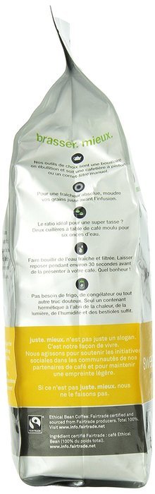 Ethical Bean Coffee Decaf, Dark Roast, Whole Bean, 12-Ounce Bag N3