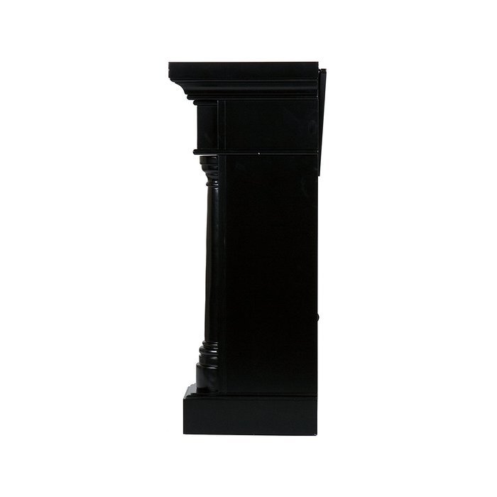 SEI Carrington Convertible Electric Fireplace, Slate/ Black N3