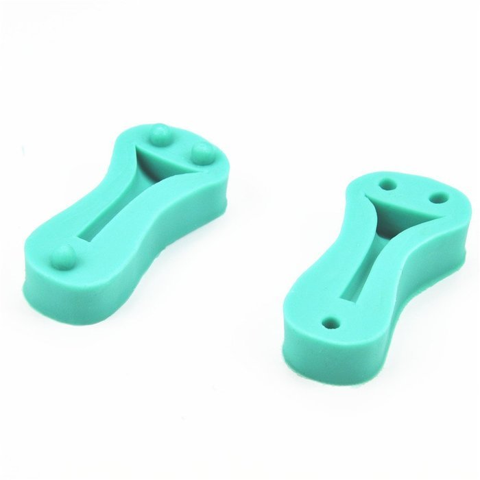 TANGCHU Soft Silicone Cake Mold Heel Of High-heeled Shoes 3.15*1.3*0.63inch Green N2