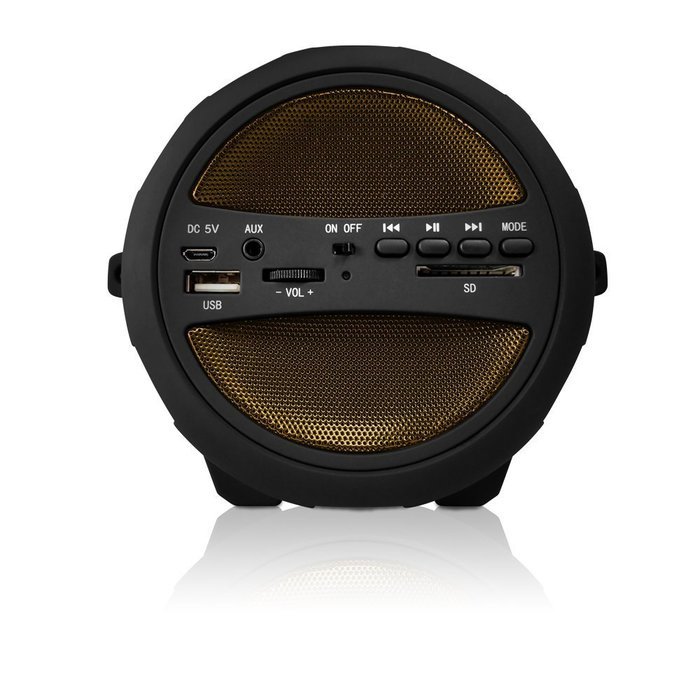 AXESS SPBT1041-RD Indoor/Outdoor Hi-Fi 3" Bluetooth Speaker, Red