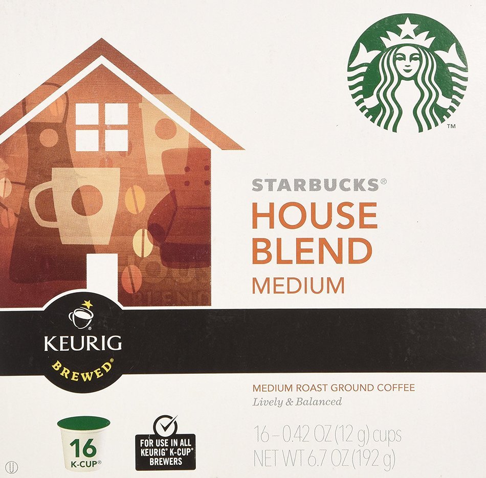 Starbucks House Blend, K-Cup for Keurig Brewers, 54 Count N3