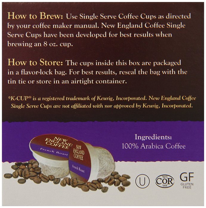 New England Coffee Breakfast Blend, 72 Count N2