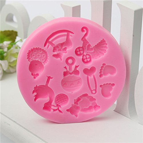 "Silicone Goose Feet Cartoon Fondant Chocolate Mold Mould Cake Decoration" shopping