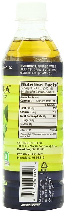Teas' Tea Unsweetened Jasmine Green Tea, 16.9 Ounce (Pack of 12) N30