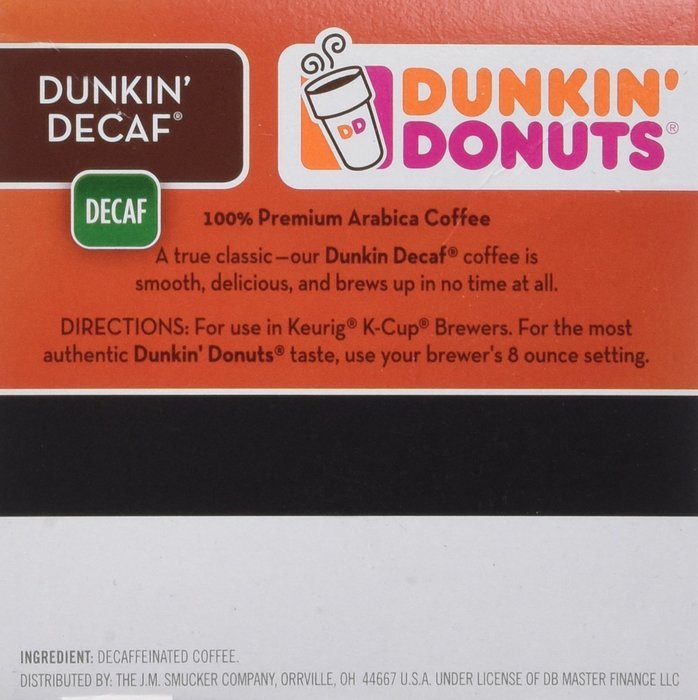 Dunkin' Donuts Coffee for K-cup Pods, Original Blend, 60 Count N19