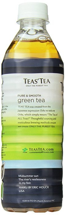 Teas' Tea Unsweetened Jasmine Green Tea, 16.9 Ounce (Pack of 12) N36