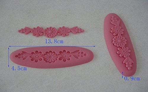 silicone lace fondant mold/ cake decorating mould/decorative tools/cake tools/sugar/FDA/LFBG food grade N7